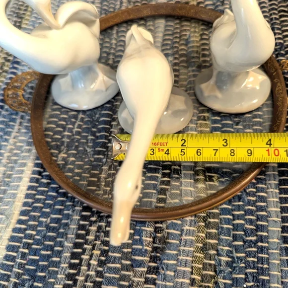 Vintage Lot of 3 Lladro Goose Geese Figurines - Picture 7 of 8